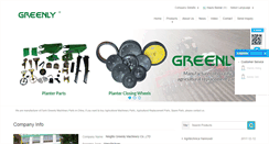 Desktop Screenshot of greenlyagparts.com